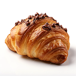 Croissant com Nutella